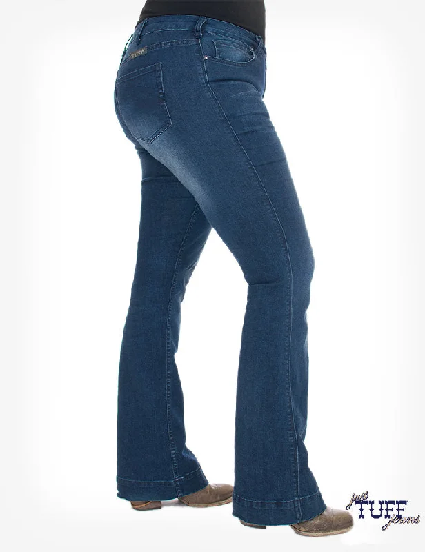 Breathable Style Comfy Layering Trends Just Tuff Women's "Trouser" Jeans