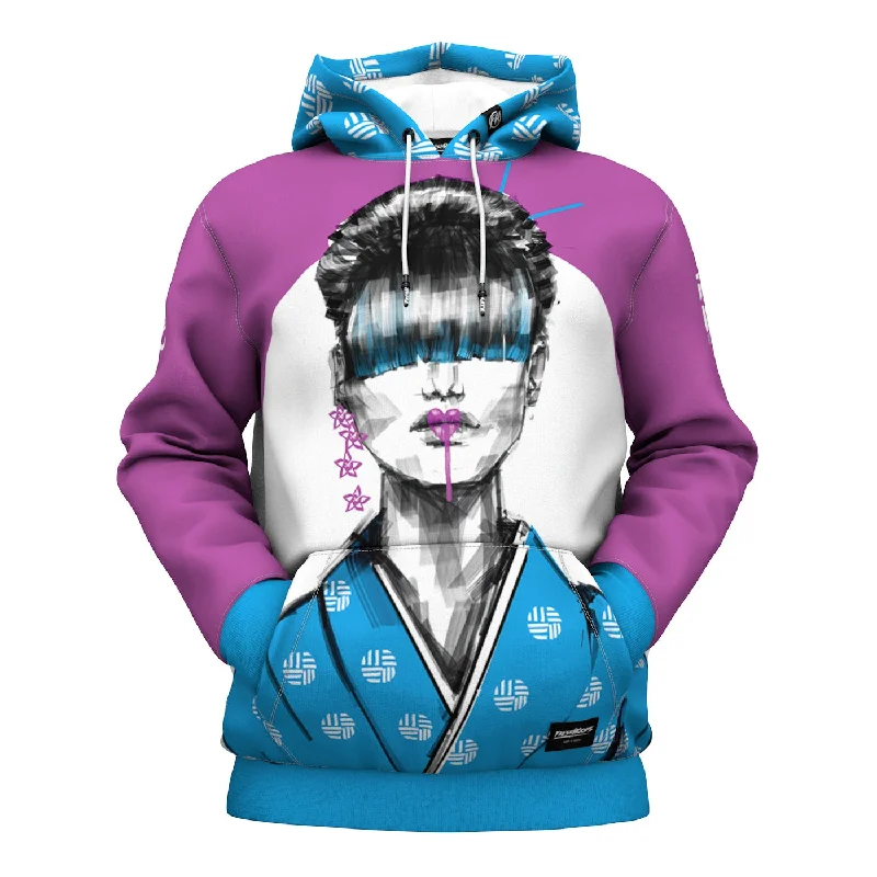 Comfy Chic Street Fashion Comfort Geisha Heart Hoodie