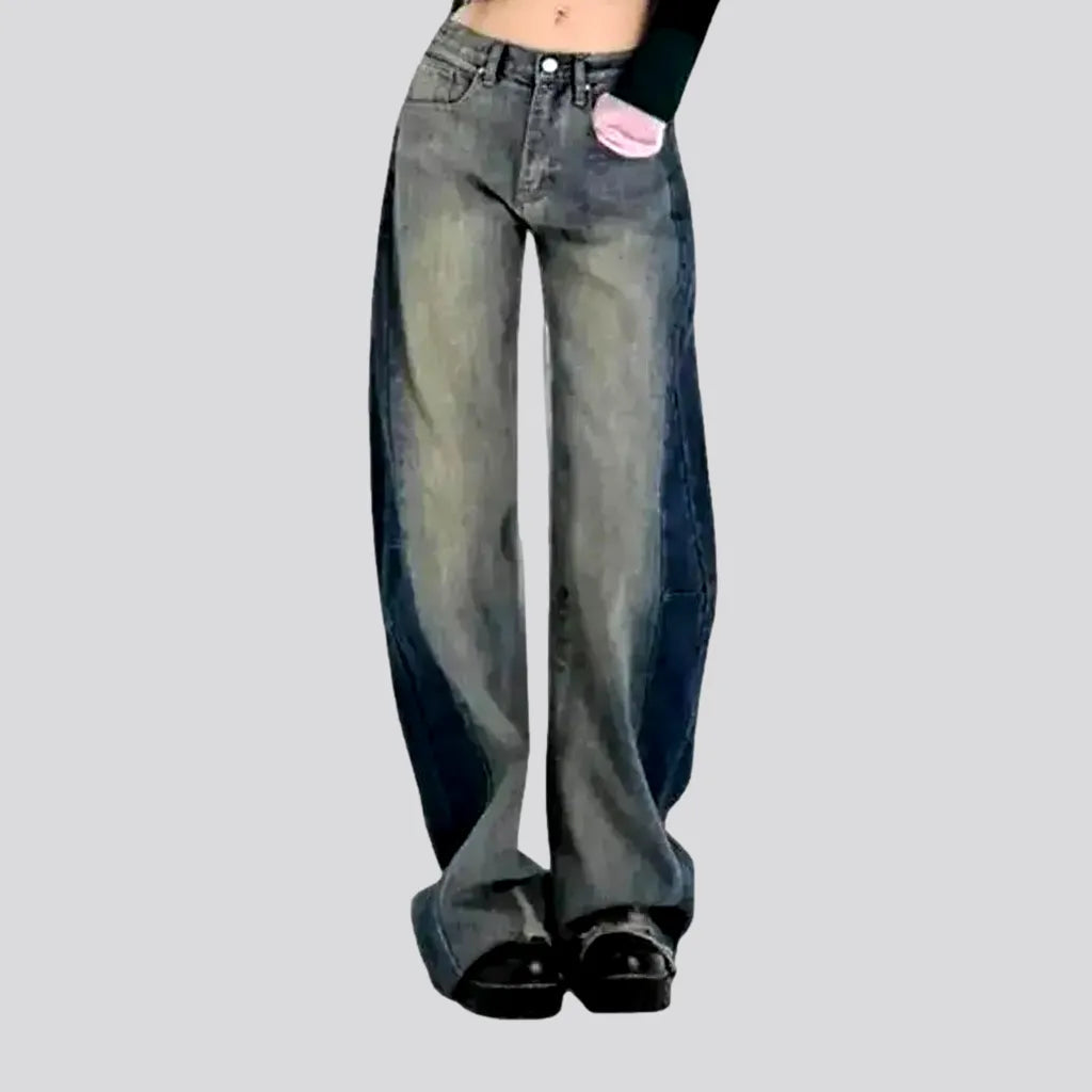 Relaxed Chic Cozy Layering Pieces High-rise stylish women's jeans