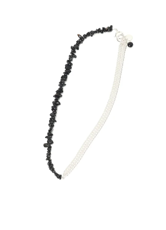 Effortless Comfort Comfortable Warm Layers BLACK ONYX BEADS NECKLACE