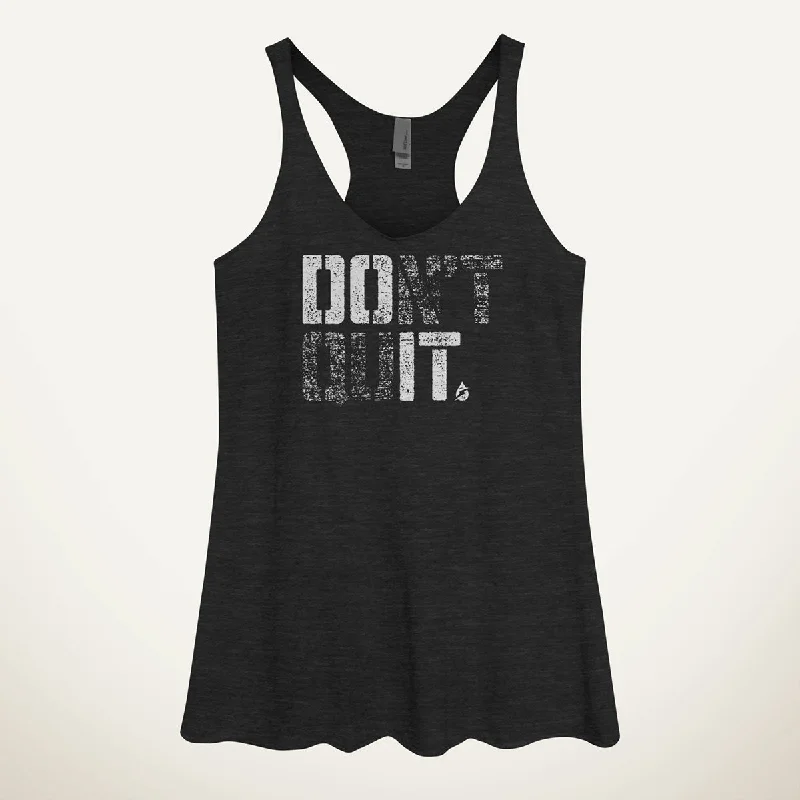 Easy Fashion Comfortable Fashion Wearables Don't Quit/Do It Women's Tank Top