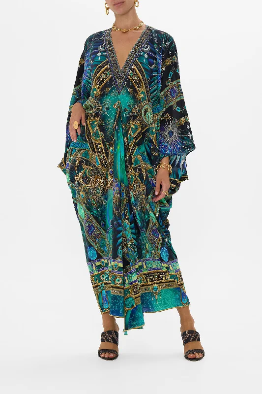 Effortless Comfort Soft Day-to-day Looks T SHAPE LONG KAFTAN DEFY GRAVITY