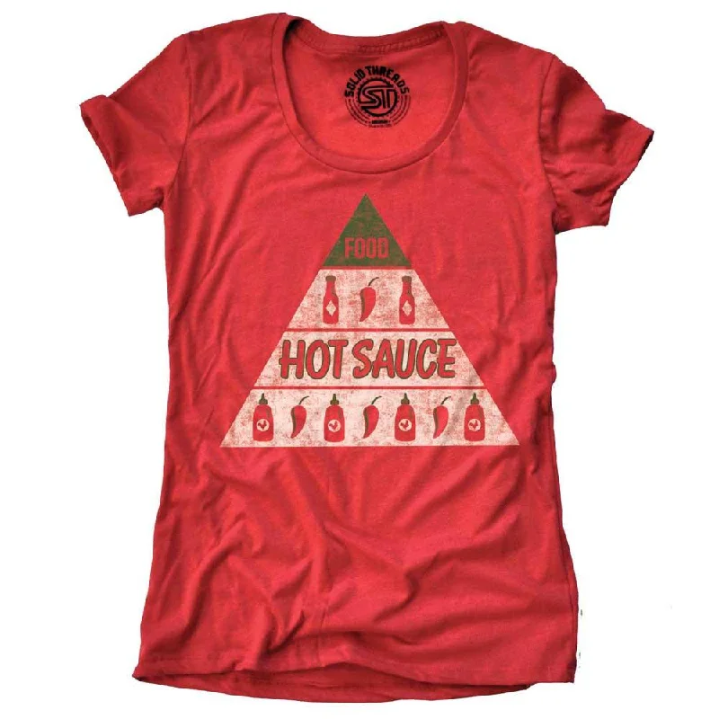 Urban Comfort Comfortable Fashionwear Women's Hot Sauce T-shirt