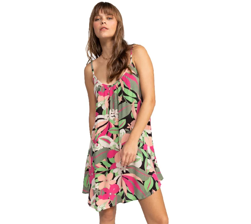 Everyday Style Cozy Layered Wearables Roxy Spring Adventure Mini Dress
