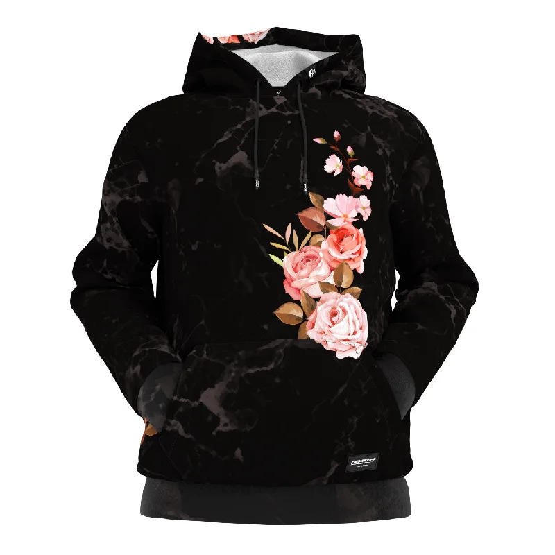 Elegant Wear Soft Wear Fit Flower Crown Hoodie