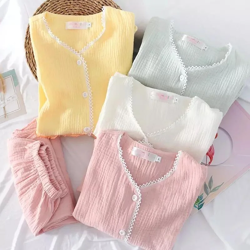 Soft Knitwear Relaxed Fashion Styles Laurel Lace Cotton Nightsets
