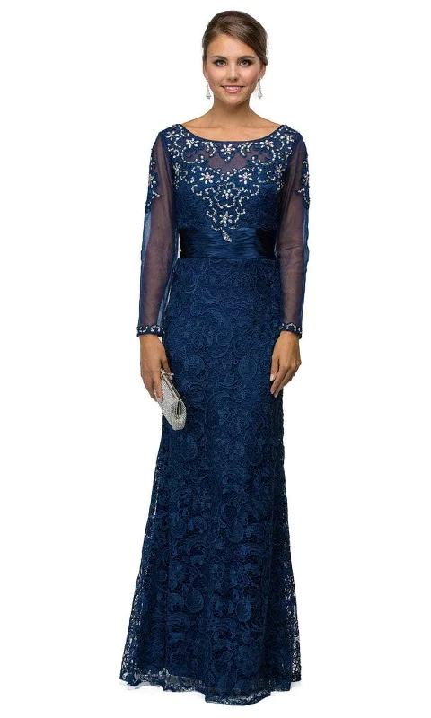 Breezy Comfort Trendy Soft Comfort Dancing Queen 9070 - Long Sleeve Sheath Dress