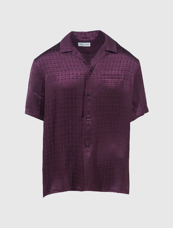 Relaxed Dresses Affordable Soft Fit SHORT SLEEVE SILK SHIRT