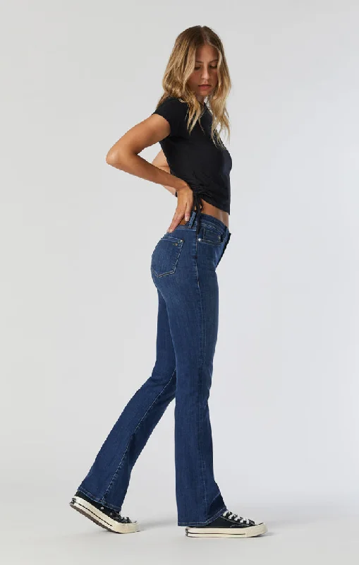 Versatile Outfits Stylish Layered Wear MOLLY BOOTCUT JEANS IN INDIGO SUPERSOFT