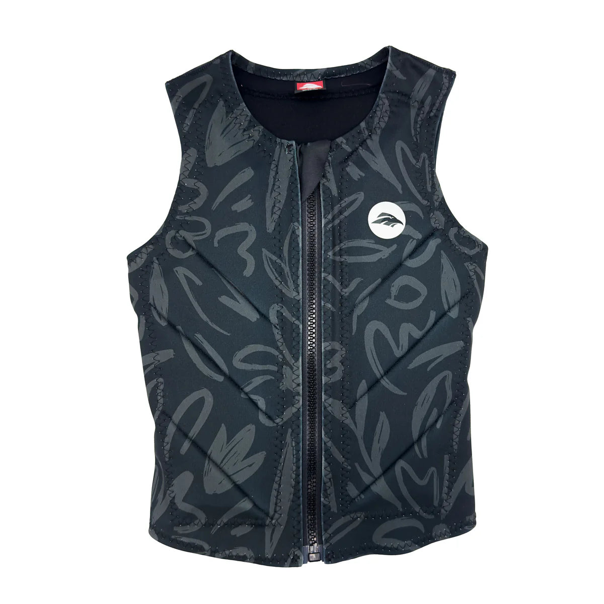 Relaxed Fashion Comfy Warm Fashion 2025 Eagle Womens Floral Vest - Black