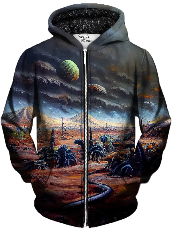 Cozy Apparel Affordable Cozy Style Feast Unisex Zip-Up Hoodie