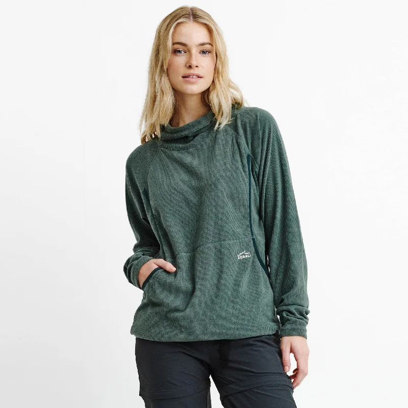 Trendy Casuals Simple Comfort Choices Womens Air-Grid Fleece Deep Forest
