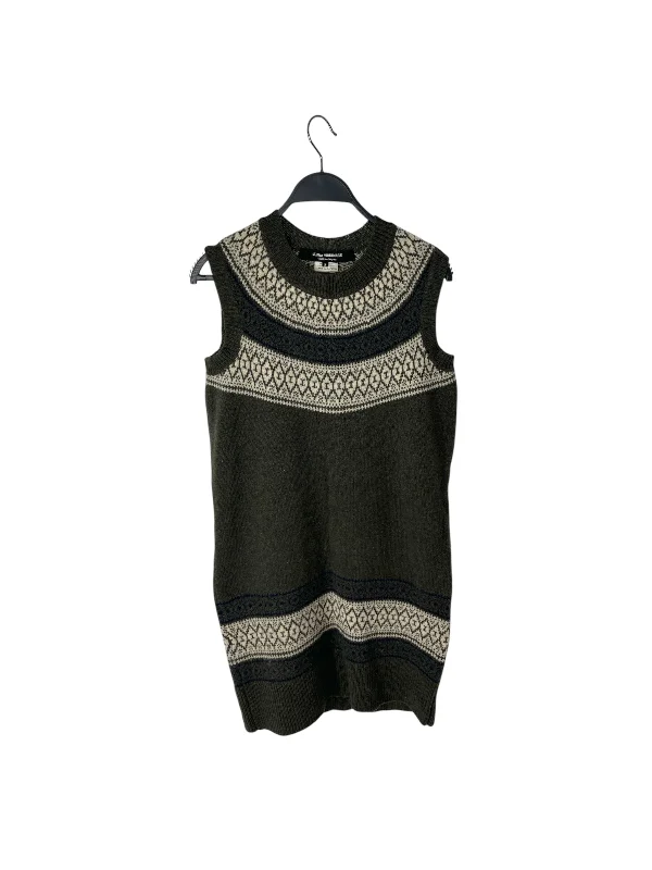 Soft Looks Stylish Layered Wear JUNYA WATANABE COMME des GARCONS/Knitted Vest/S/Green/Wool/JF-N015
