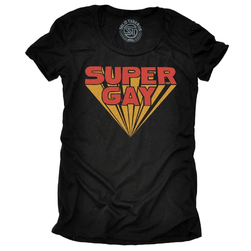Easygoing Fashion Fashionable Cozy Looks Women's Super Gay T-shirt