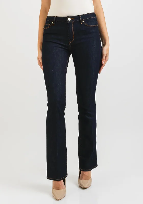 Comfy Pants Practical Soft Fit Tommy Hilfiger Womens Vegas Bootcut Jeans, Navy