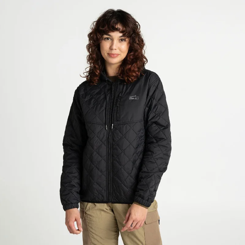 Chic Lounge Relaxed Streetwear Fit Insulated Jacket Black