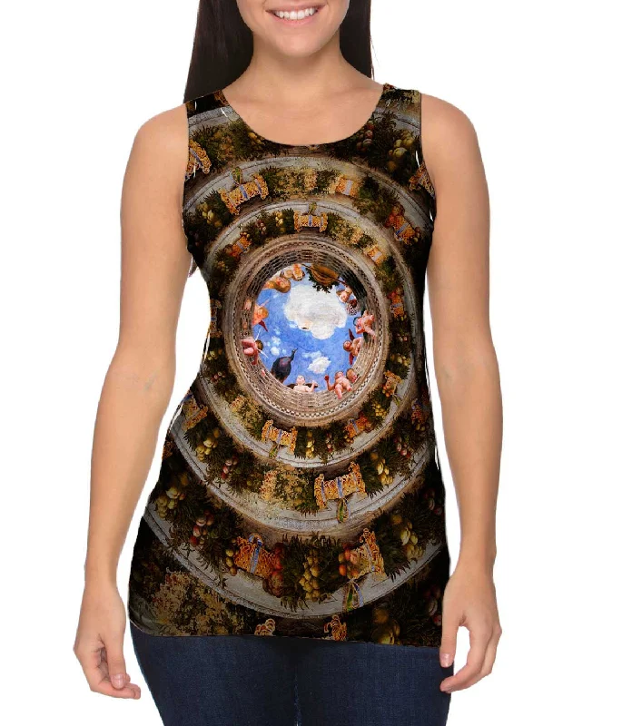 Chic Lounge Trendy Soft Pieces Andrea Mantegna - "Ceiling of the Camera Picta" (1470)