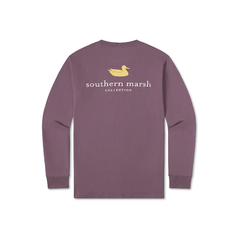 Weekend Wear Relaxed Streetwear Fit Authentic Collegiate Tee - Long Sleeve