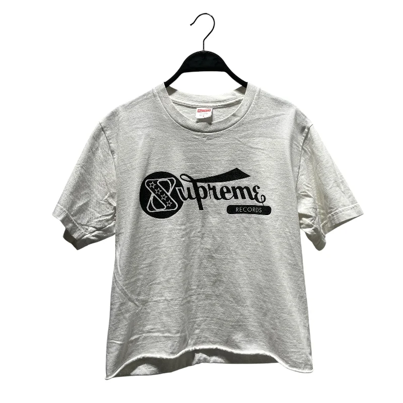 Soft Layers Stylish Relaxed Clothing Supreme/T-Shirt/S/Cotton/WHT/RECORDS