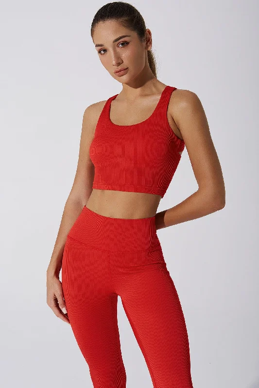 Stylish Wear Soft Wear Pieces Nora Twisted Tank - Savvy Red