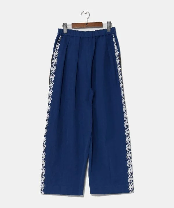 Fresh Comfort Soft Street Fashion Linen Blend Wide Leg Pants