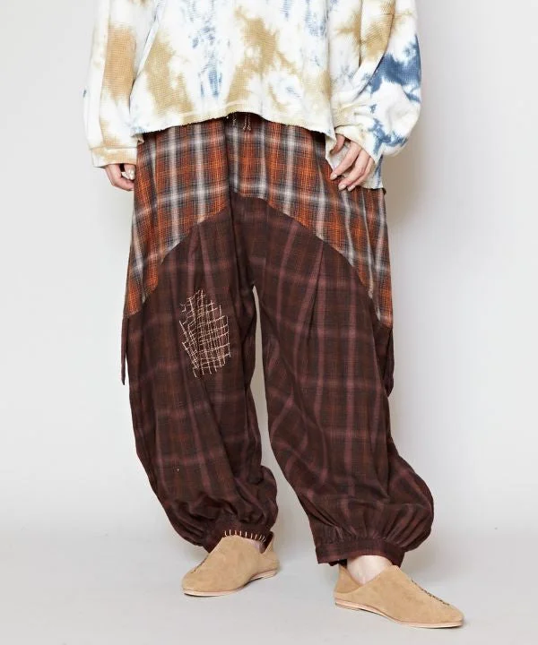 Breezy Style Relaxed Layered Looks Rajasthan Checkered Pants