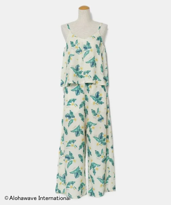 Breezy Comfort Comfy Fashion Options ALOHA MAPUA Link Cami and Pants Set