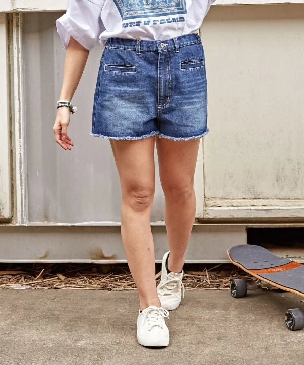 Comfortable Fashion Looks Effortless Fashion Options SURF＆Palms Denim Shorts