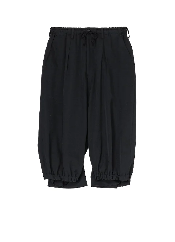 Casual Comfort Trendy Cozy Wearables WOOL GABARDINE STANDARD CROW PANTS