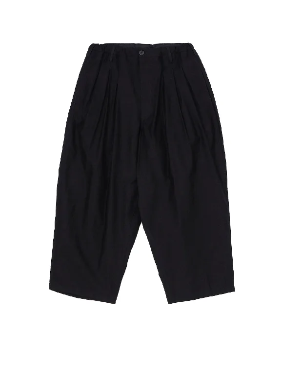 Light Fit Casual Soft Layers WIDE TWILL STANDARD 12TUCKS PANTS