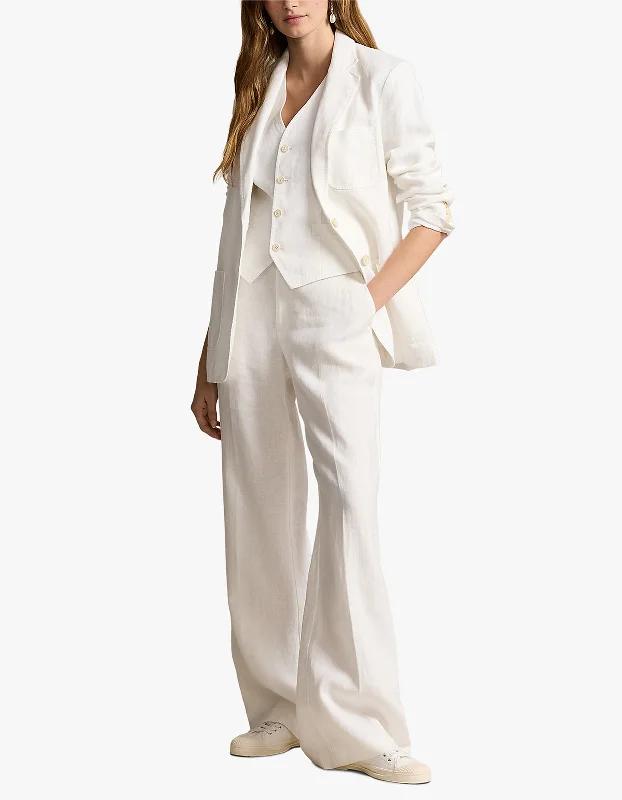 Comfy Chic Stylish Soft Outfits Full Length Flat Front Pant - Nevis
