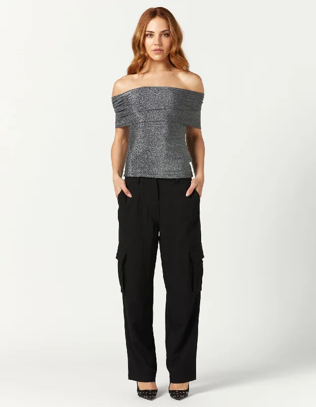 Warm Layers Street Fashion Comfort Duvall Cargo Pant - Black