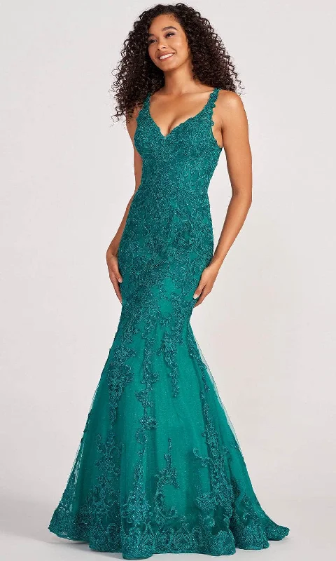 Warm Layers Trendy Casual Comfort Colette By Daphne CL2036 - Lace Mermaid Prom dress