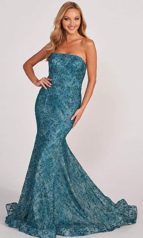 Comfortable Looks Chic and Comfortable Pieces Colette By Daphne CL2048 - Embellished Strapless Evening Gown