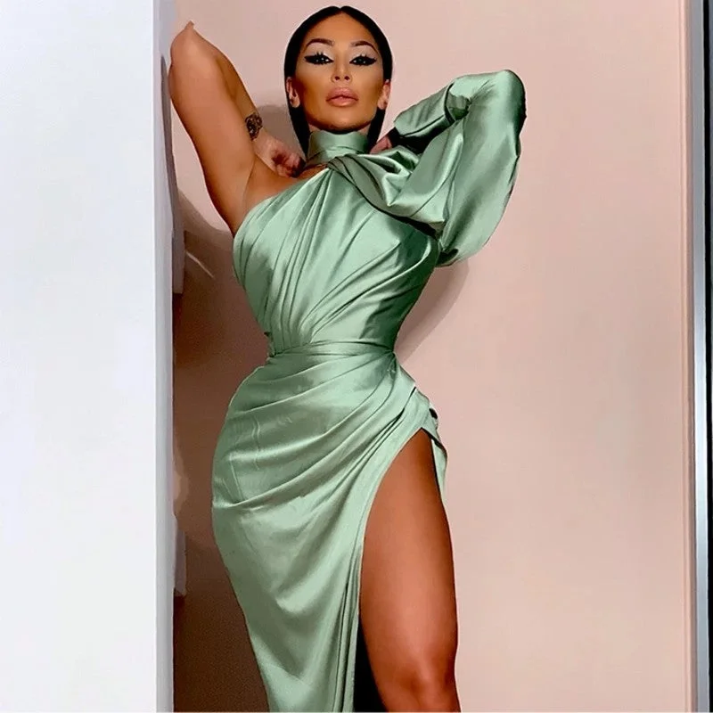 Versatile Outfits Comfortable Fashion Layers Fashion Mint Green Evening Dress