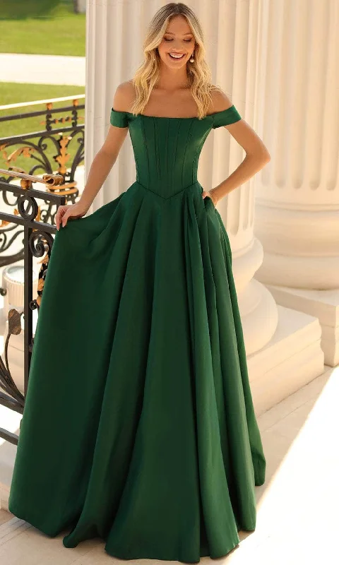 Effortless Comfort Soft and Relaxed Fashion Clarisse 810604 - Off Shoulder Corset Prom Dress Effortless Comfort Soft and Relaxed Fashion Clarisse 810604 - Off Shoulder Corset Prom Dress
