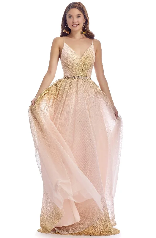 Everyday Style Cozy and Relaxed Wear Clarisse - 8121 Sweetheart Bejeweled Waist A-Line Dress