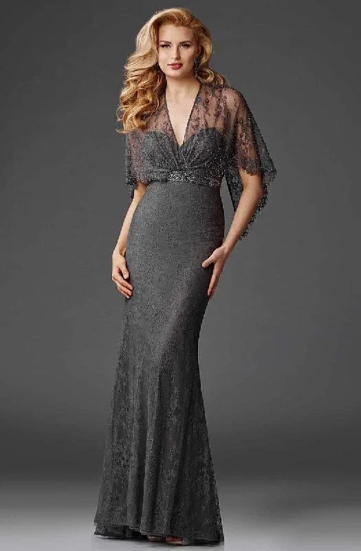 Relaxed Dresses Comfortable Everyday Pieces Clarisse - M6435 Flutter Sleeve Lace Shrug Sweetheart Evening Gown