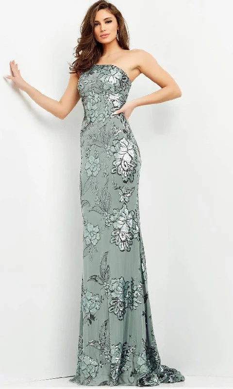 Chic Outfits Simple Comfort Trends Jovani - 04331 Floral Sequin Embellished One Shoulder Fitted Gown Chic Outfits Simple Comfort Trends Jovani - 04331 Floral Sequin Embellished One Shoulder Fitted Gown